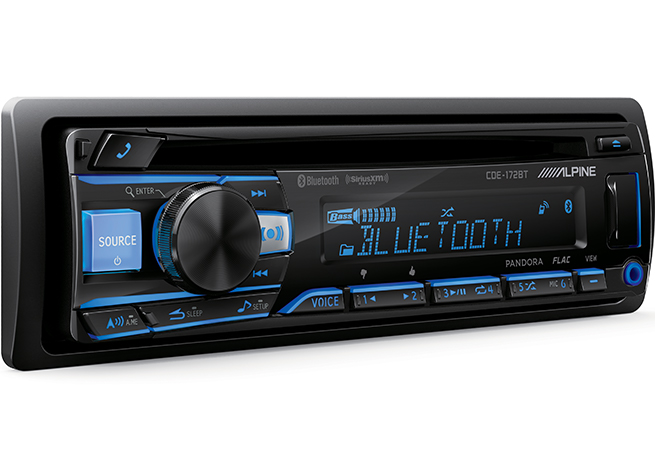 Alpine CDE-173BT CD/USB Receiver with Advanced Bluetooth @Autotec Vehicle  Technology Solutions